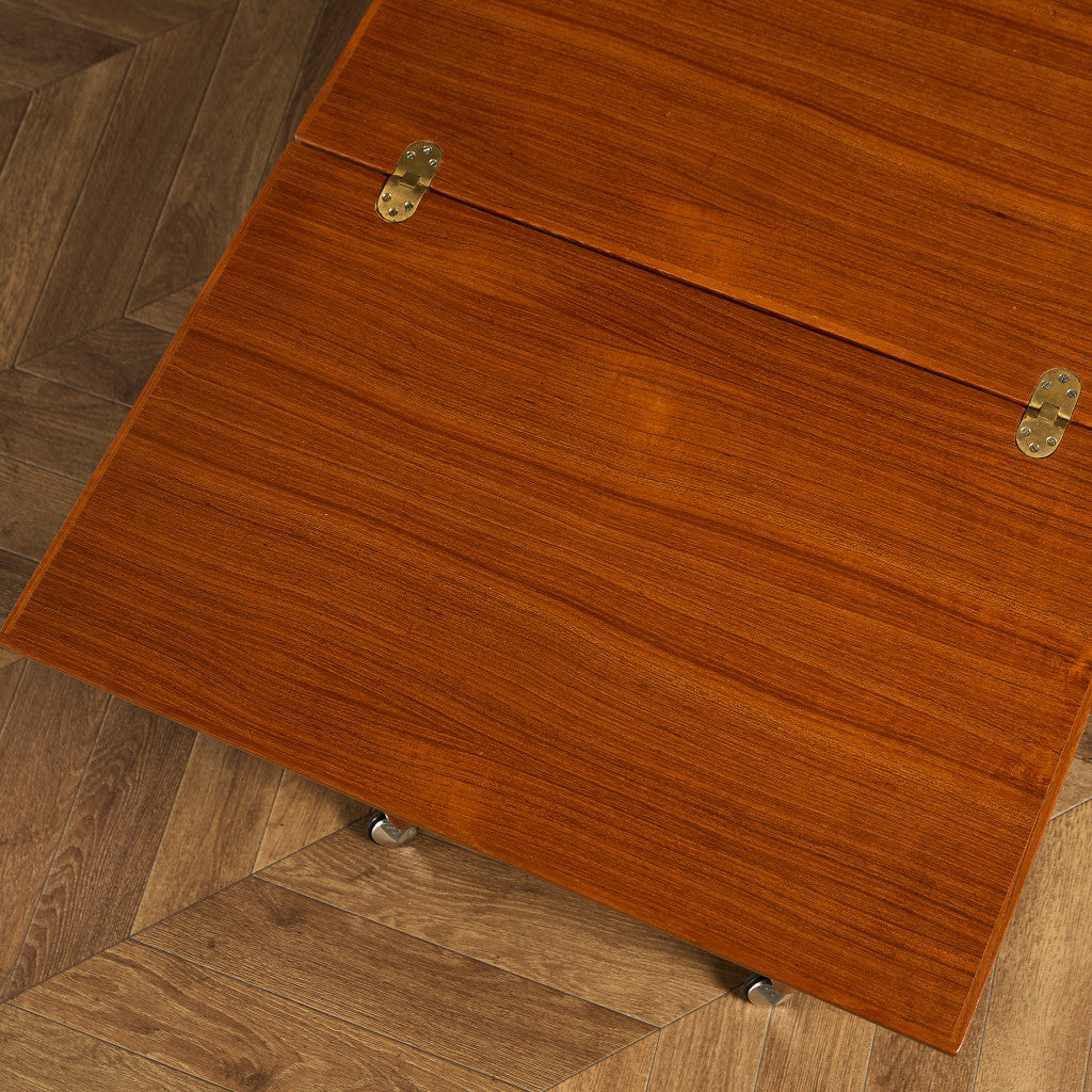 英国 ヴィンテージ ターンリーフ ティートロリー