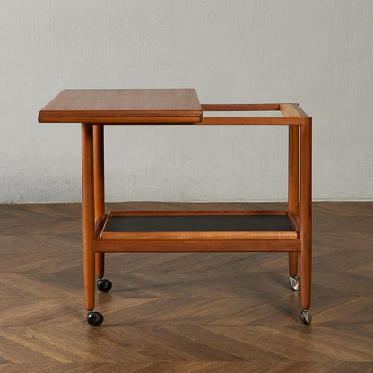 英国 ヴィンテージ ターンリーフ ティートロリー