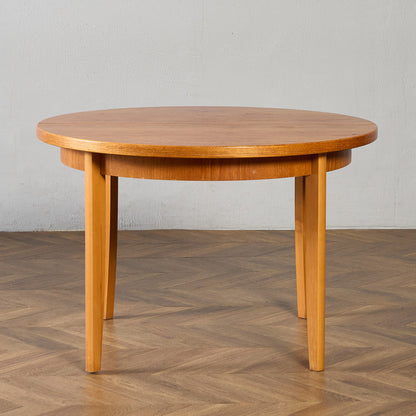 旧東ドイツ ヴィンテージ ラウンド ダイニングテーブル #95593