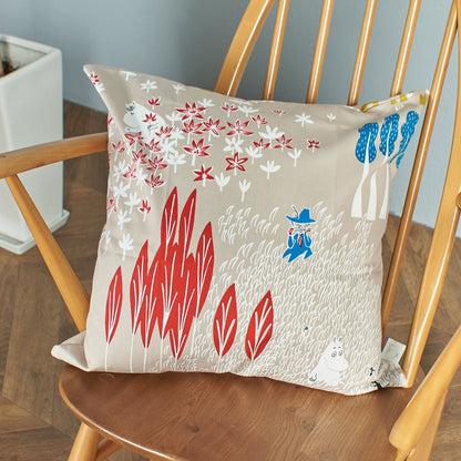 ムーミンクッションカバー ここにいるよ / GRAY