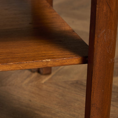 ヴィンテージ スモークガラストップ コーヒーテーブル