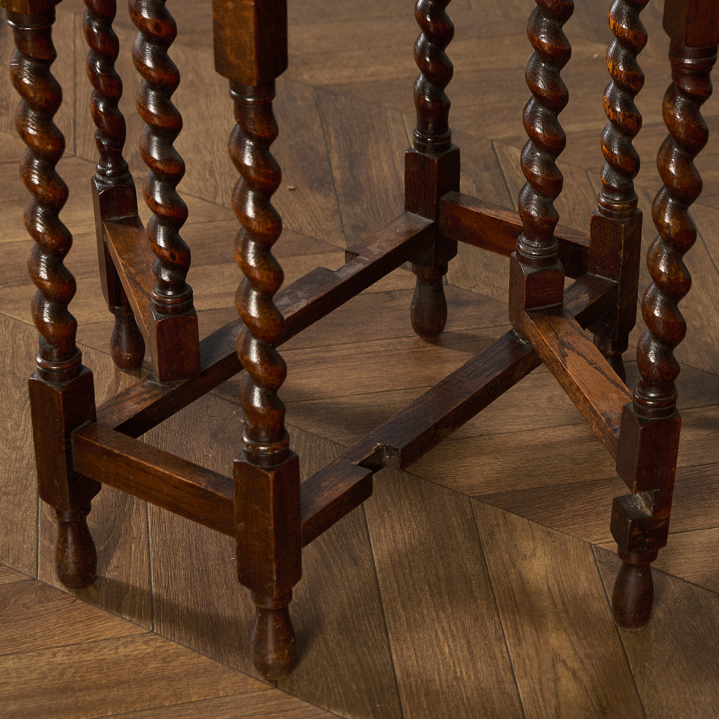 英国 クラシック ドロップリーフ ゲートレッグテーブル