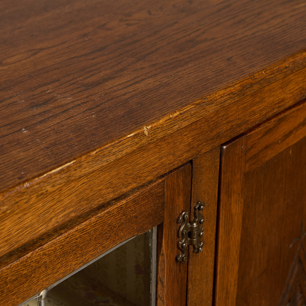 英国 クラシック ガラス キャビネット #91798