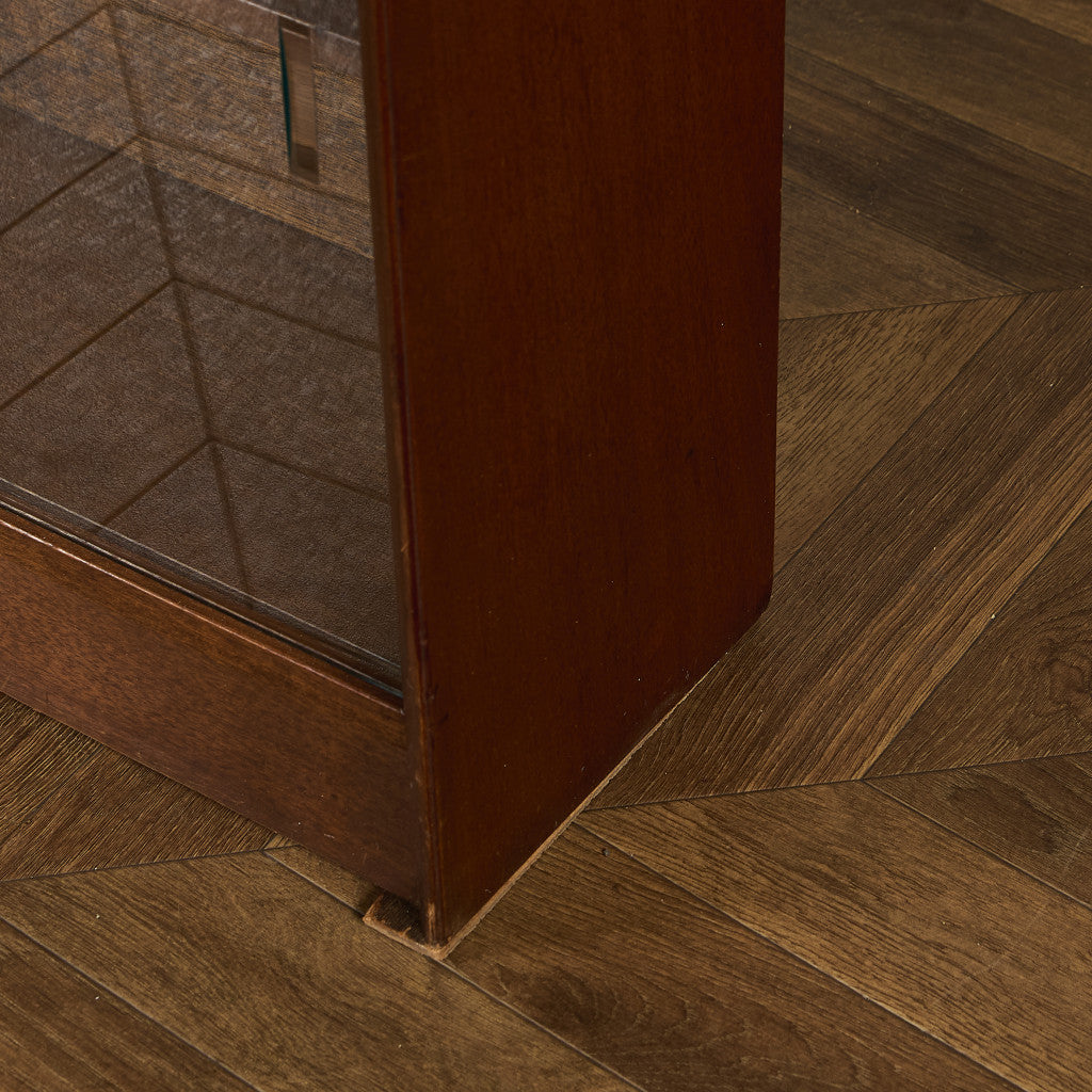 ヴィンテージ ガラスキャビネット 本棚