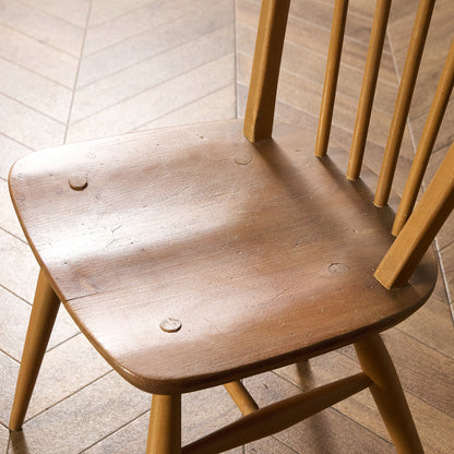 アーコール ERCOL 4本 スポーク フープバックチェア ラウンドゴールドラベル #97224