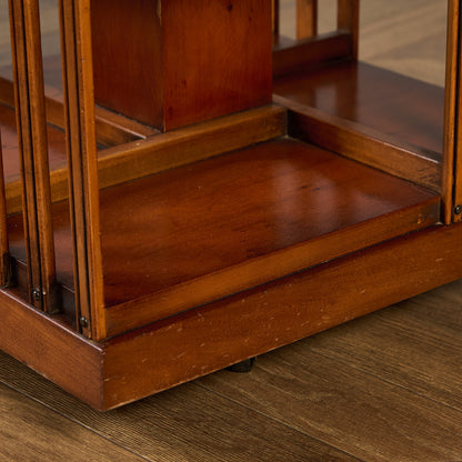 英国 クラシック リボルビング ブックケース