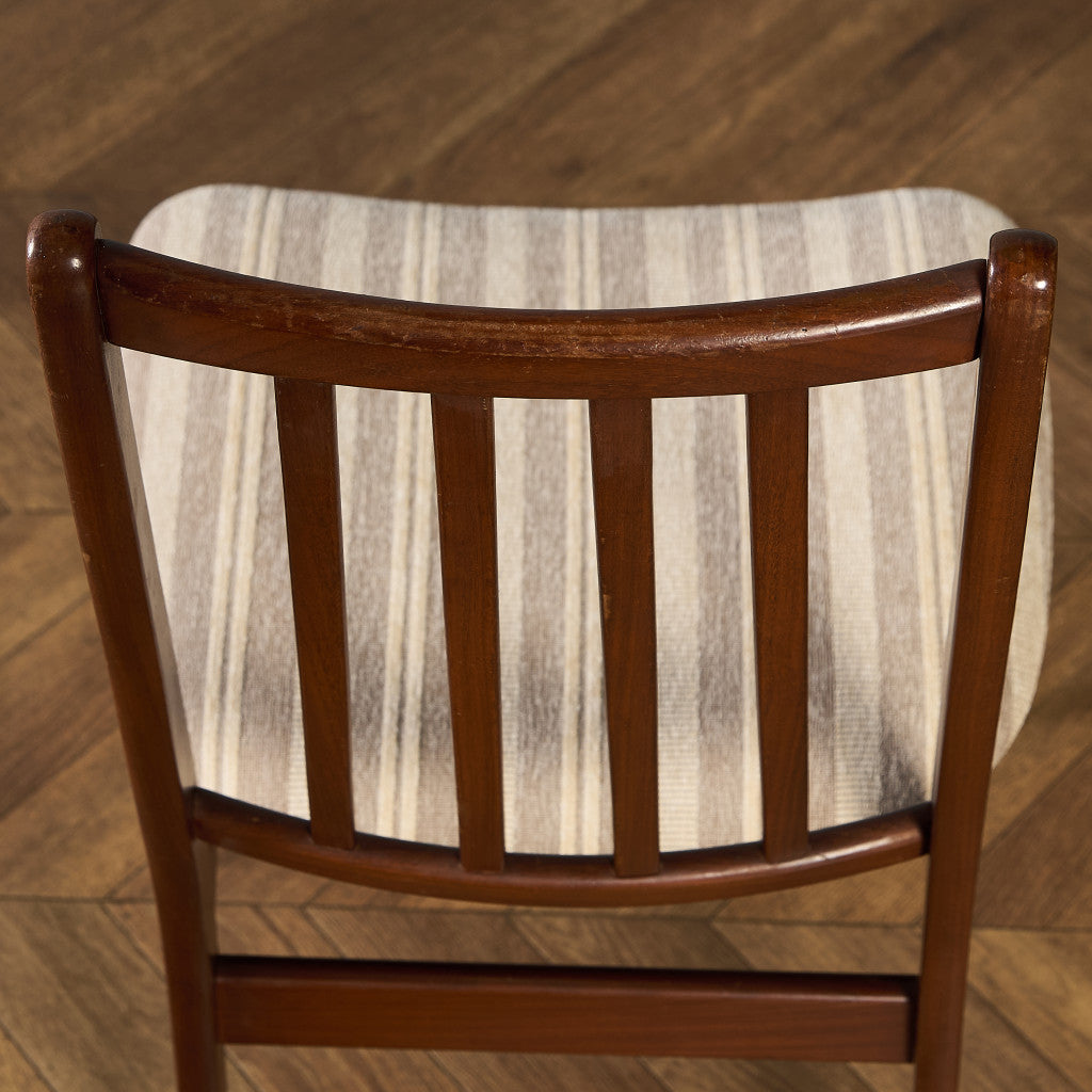 ヴィンテージ スラットバックチェア 座面張替え済み