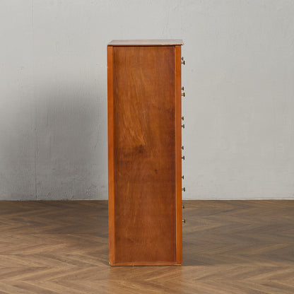 英国 ヴィンテージ 6段 トール チェスト