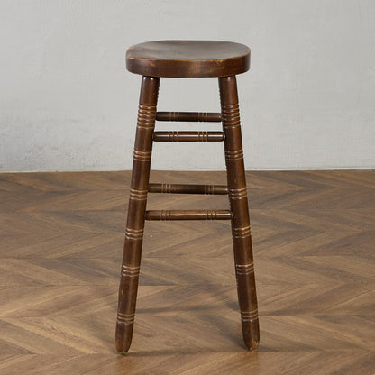 イギリス ヴィンテージ ハイ スツール