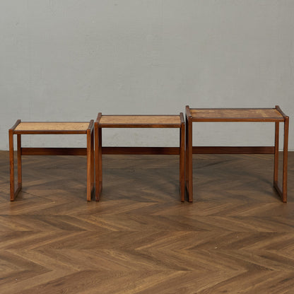 cork ヴィンテージ ネストテーブル (3577D)