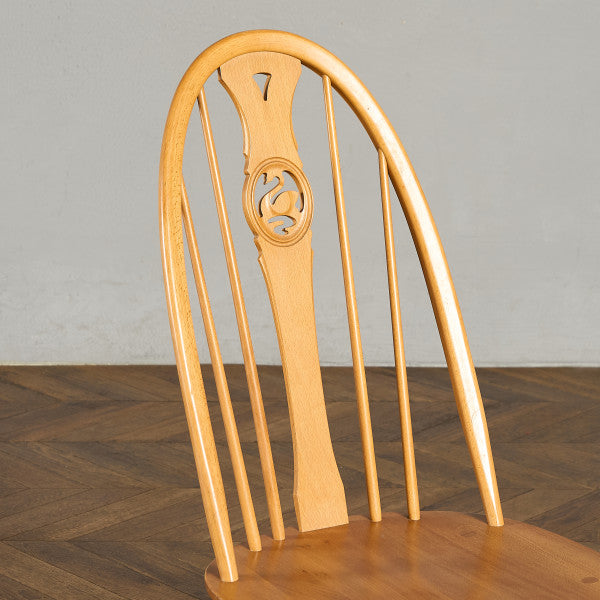 アーコール ERCOL スワンバックチェア ラウンドゴールドラベル #99395