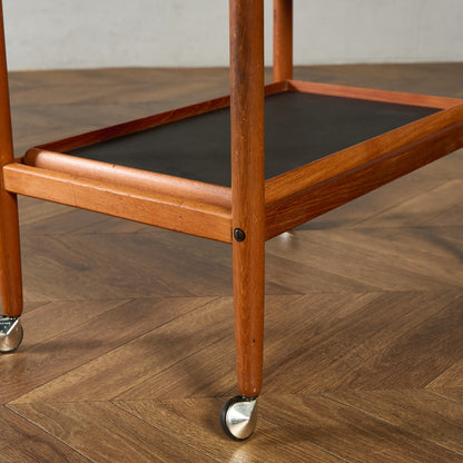 英国 ヴィンテージ ターンリーフ ティートロリー