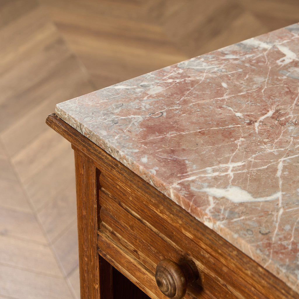 英国 クラシック 大理石 サイドキャビネット #97017