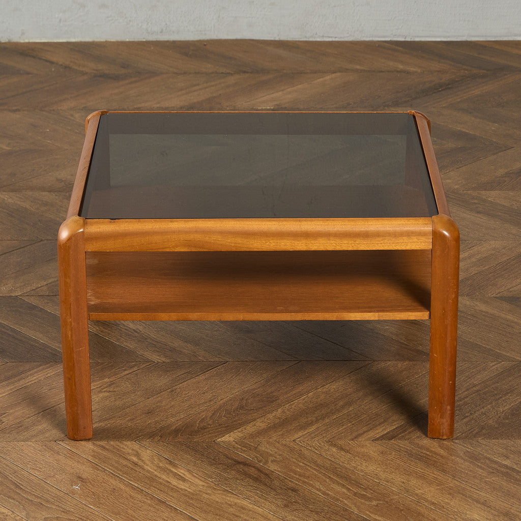 メイヤー myer ヴィンテージ スモーク ガラストップ コーヒーテーブル #91640