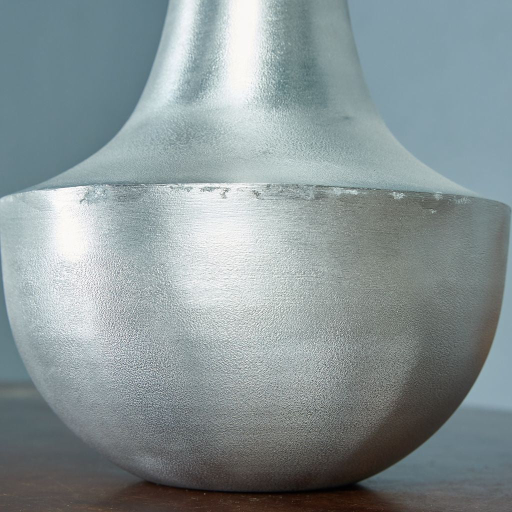 SILVER COLOR FLOWER POT