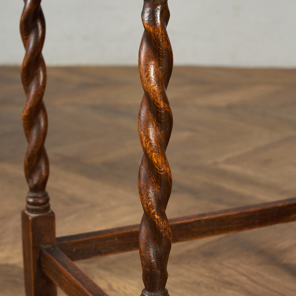 英国 クラシック バーリーシュガーツイスト サイドテーブル #91801