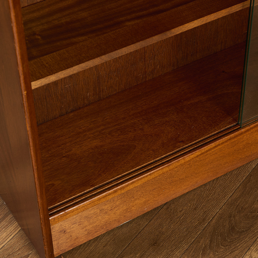 ヴィンテージ ガラス キャビネット 本棚