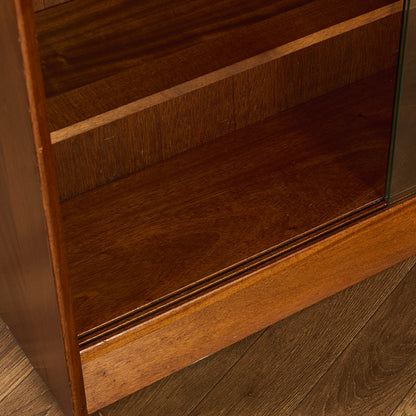 ヴィンテージ ガラス キャビネット 本棚