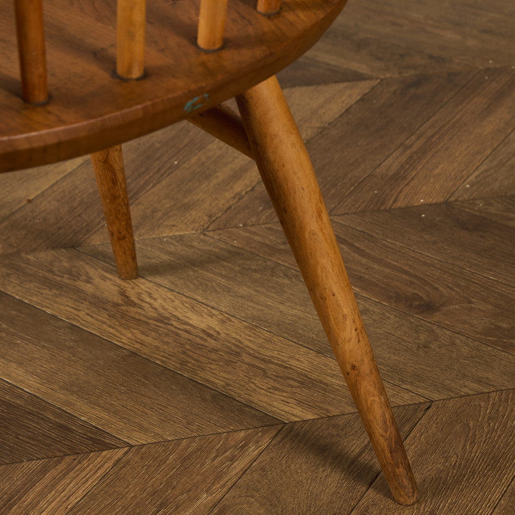 アーコール ERCOL ヴィンテージ 4本 スポーク フープバックチェア ネイビーブルーラベル #89767