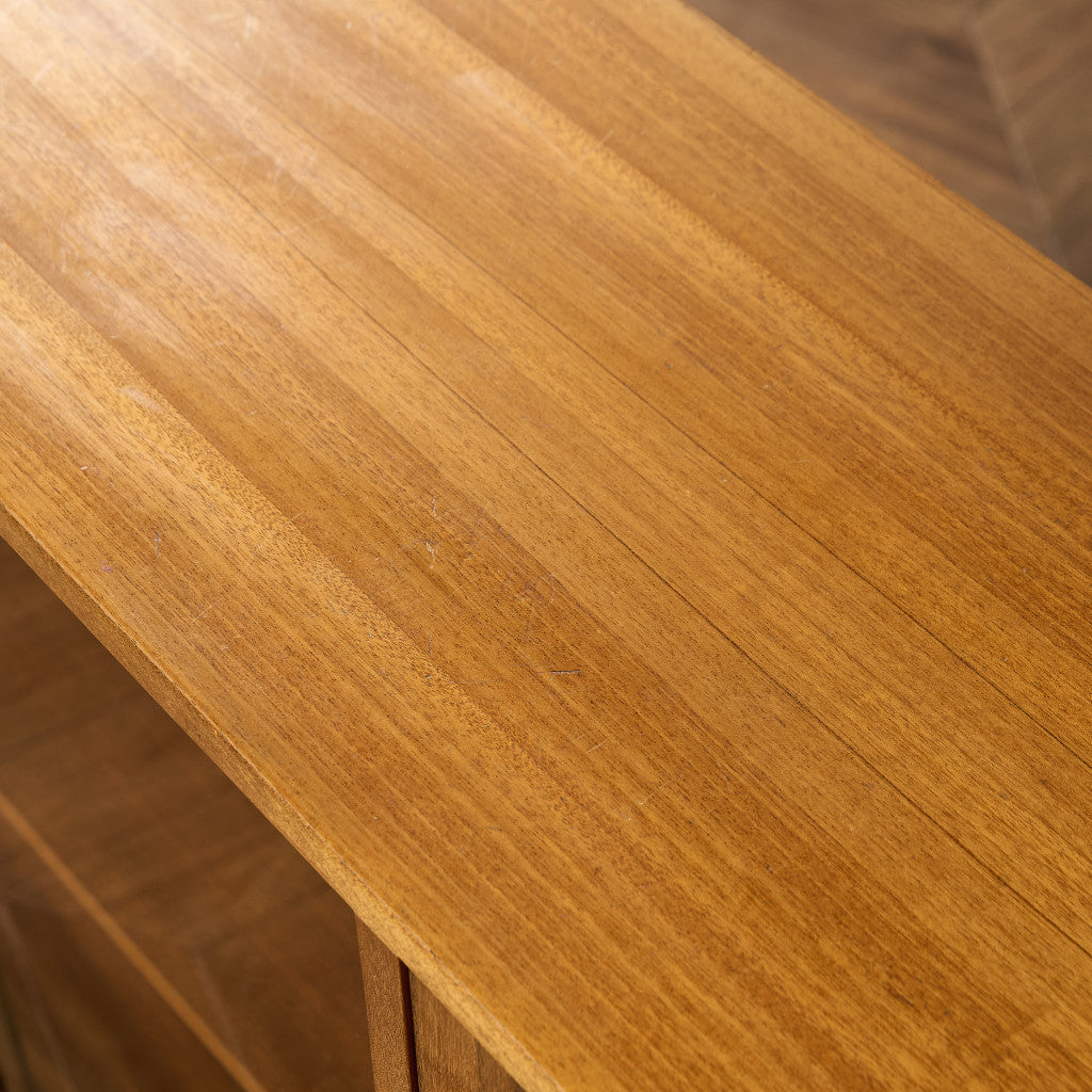 Cumbrae ヴィンテージ ナロー ガラス ブックケース 食器棚