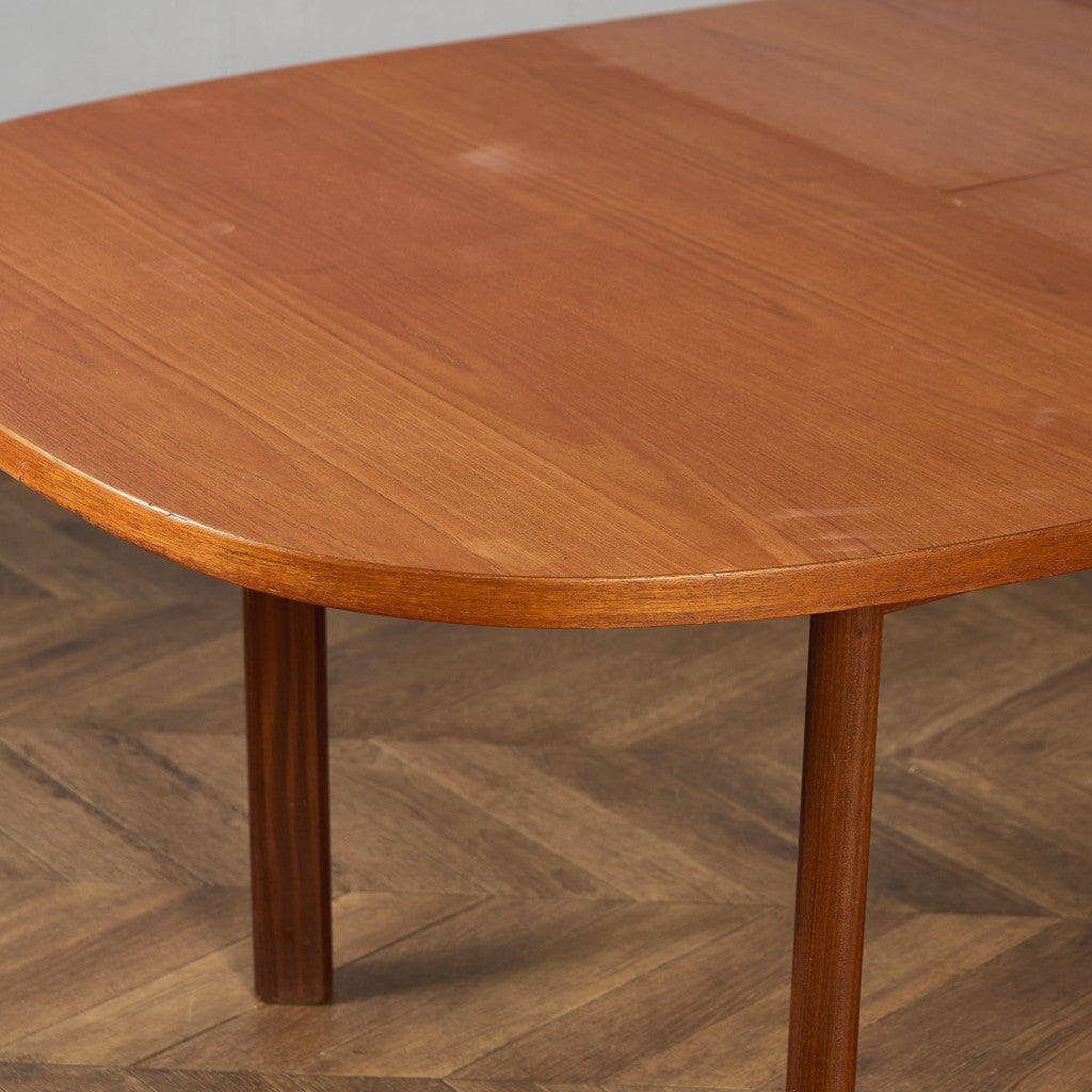 ヴィンテージ エクステンション オーバル ロング ダイニングテーブル