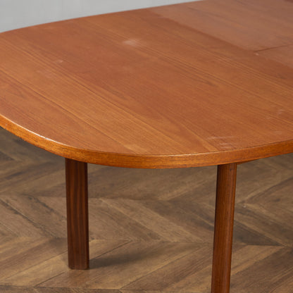 ヴィンテージ エクステンション オーバル ロング ダイニングテーブル