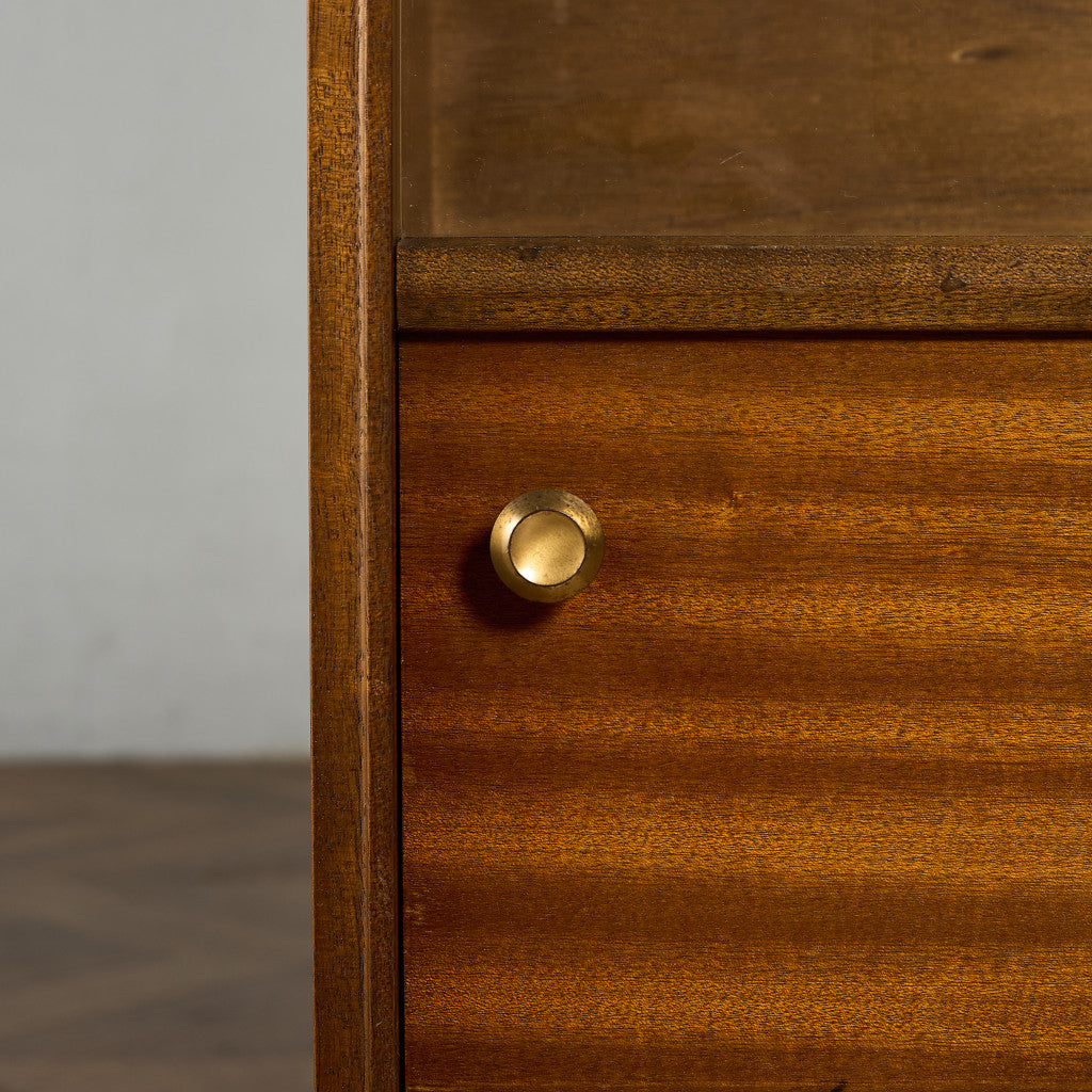 英国ヴィンテージ ガラスキャビネット