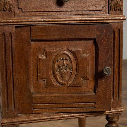 英国 クラシック 大理石 サイドキャビネット #96619