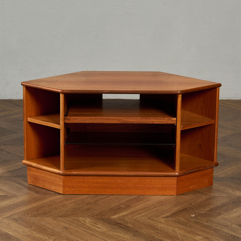 ヴィンテージ コーナー キャビネット  AVボード