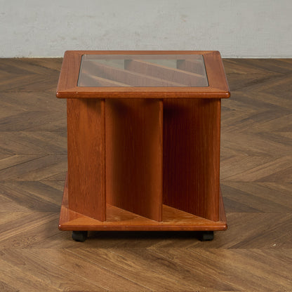 デンマーク ヴィンテージ マガジンラック付き コーヒーテーブル