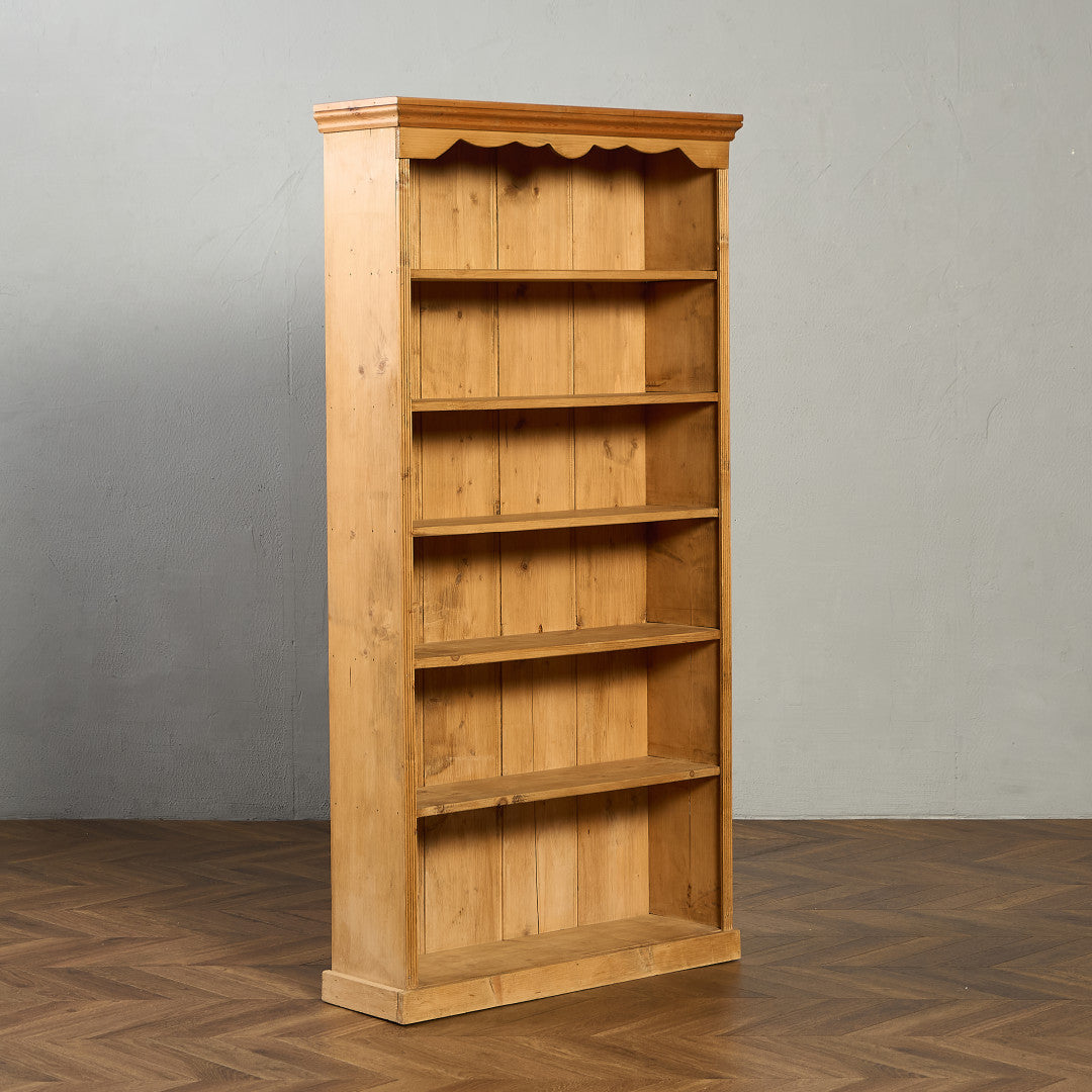 カントリー スタイル パイン材 ブックシェルフ