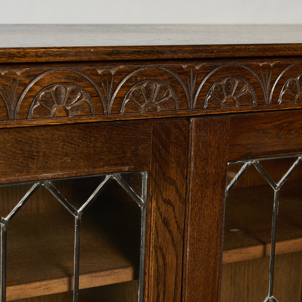 英国 クラシック オーク材 ブックケース