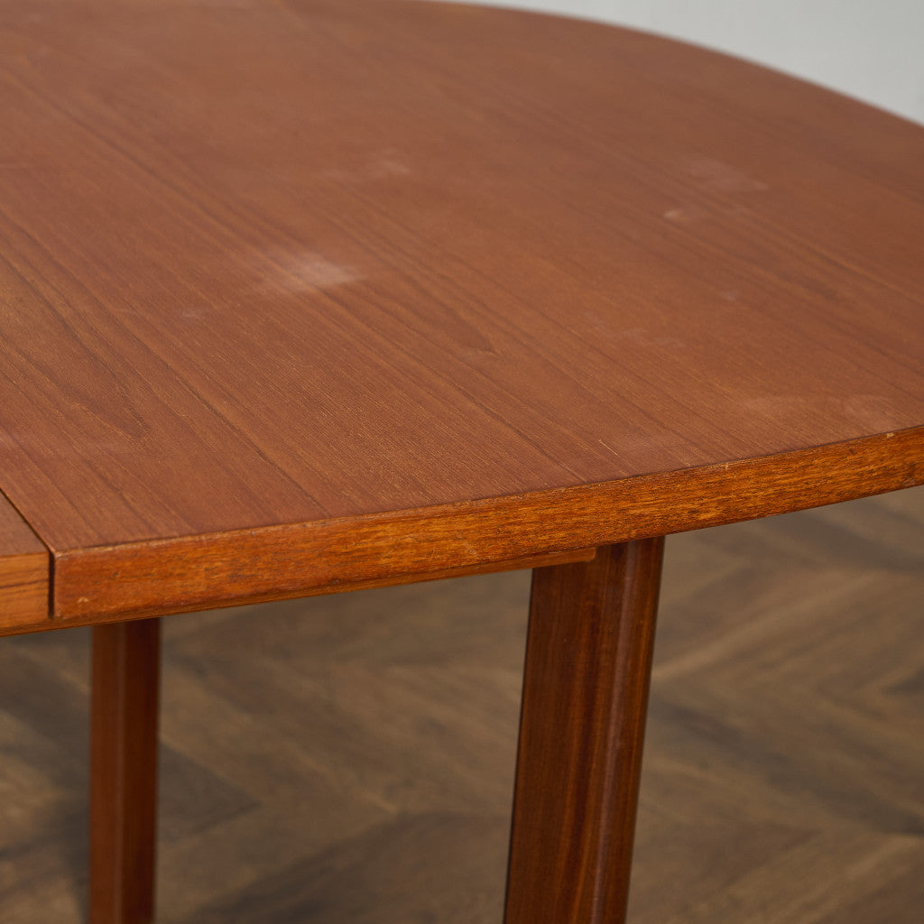 ヴィンテージ エクステンション オーバル ロング ダイニングテーブル