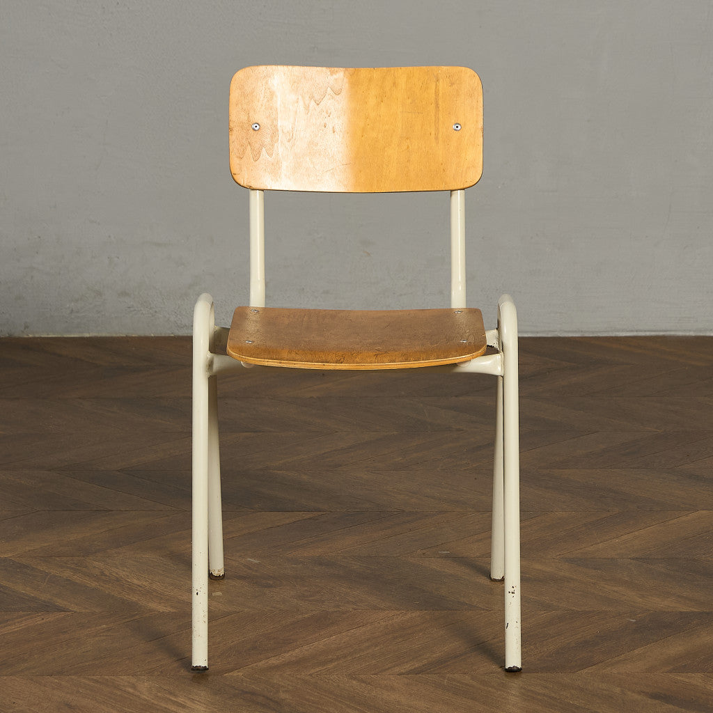 イギリス ヴィンテージ スタッキング スクールチェア #90101