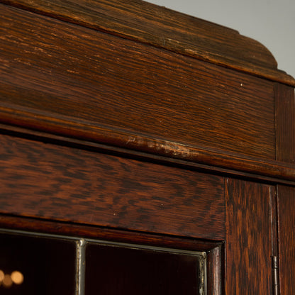 英国 クラシック ブックケース 食器棚