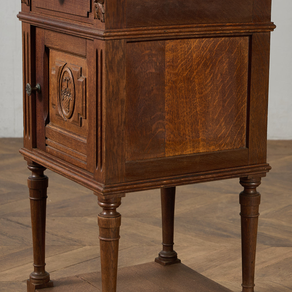 英国 クラシック 大理石 サイドキャビネット #96618