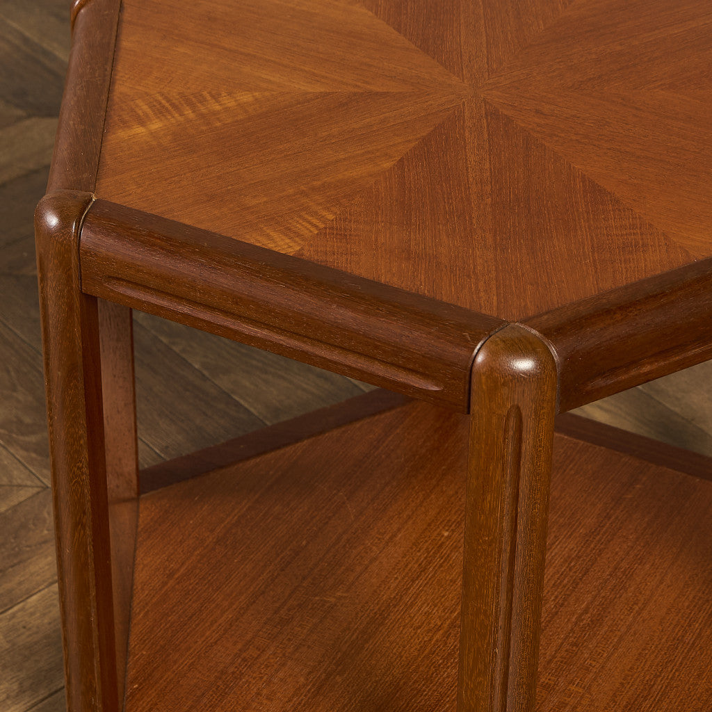 デンマーク ヴィンテージ ヘキサゴン コーヒーテーブル センターテーブル