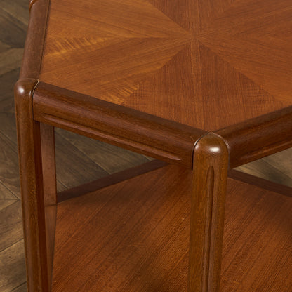 デンマーク ヴィンテージ ヘキサゴン コーヒーテーブル センターテーブル