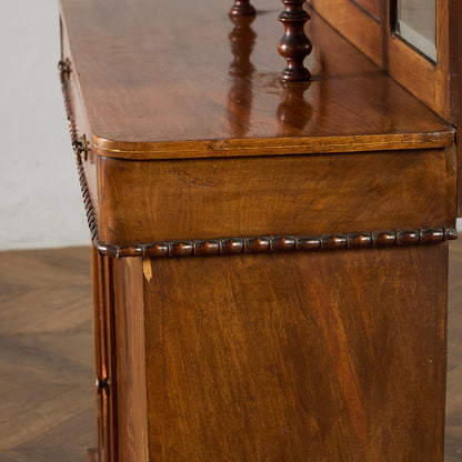 英国 アンティーク ミラーバック サイドボード シフォニア