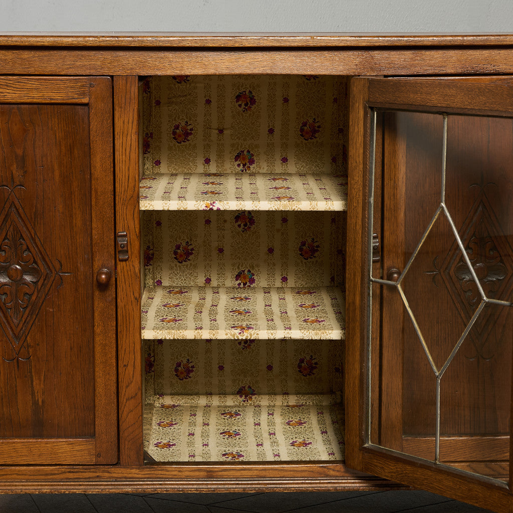 英国 クラシック ガラス キャビネット #91798