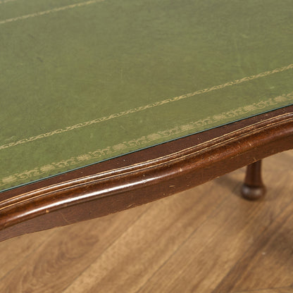 英国 クラシック ガラストップ コーヒーテーブル