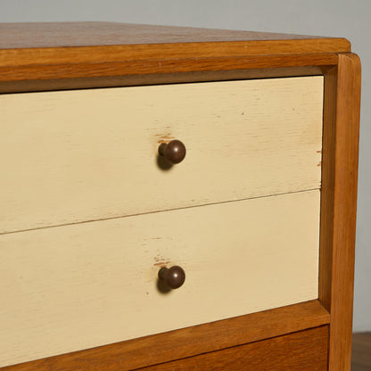 Chinese white ドロワー チェスト (B897)