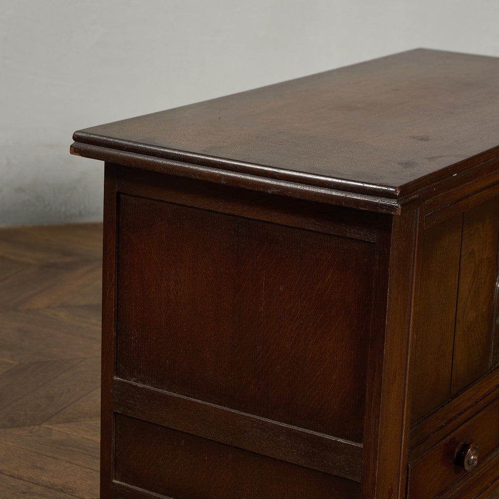 英国 クラシック オーク材 ブランケットボックス