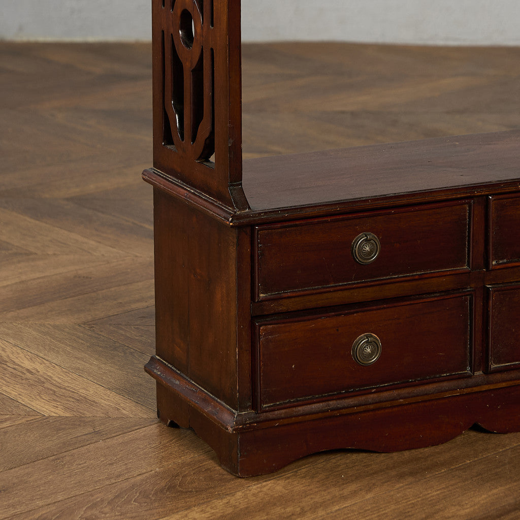 英国 クラシック オープンシェルフ