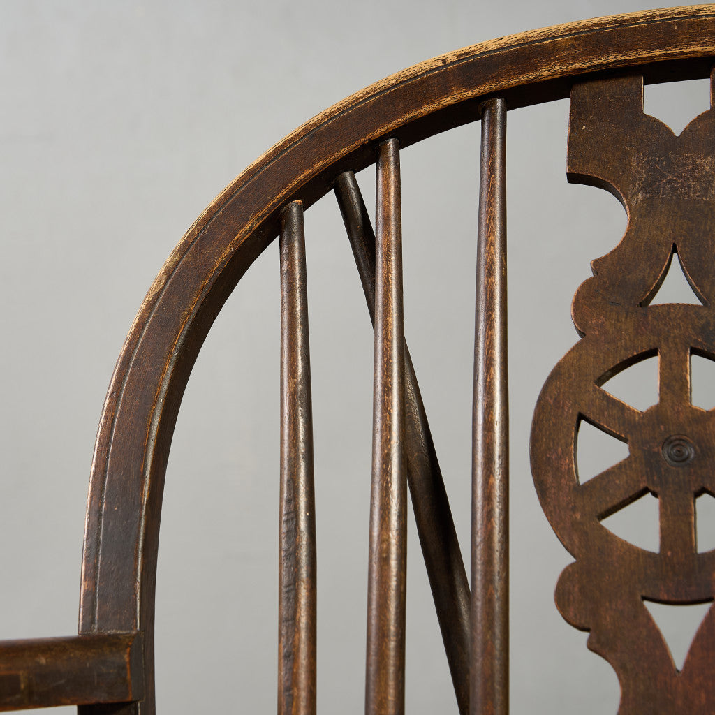 英国 クラシック ホイールバック ウィンザー アームチェア