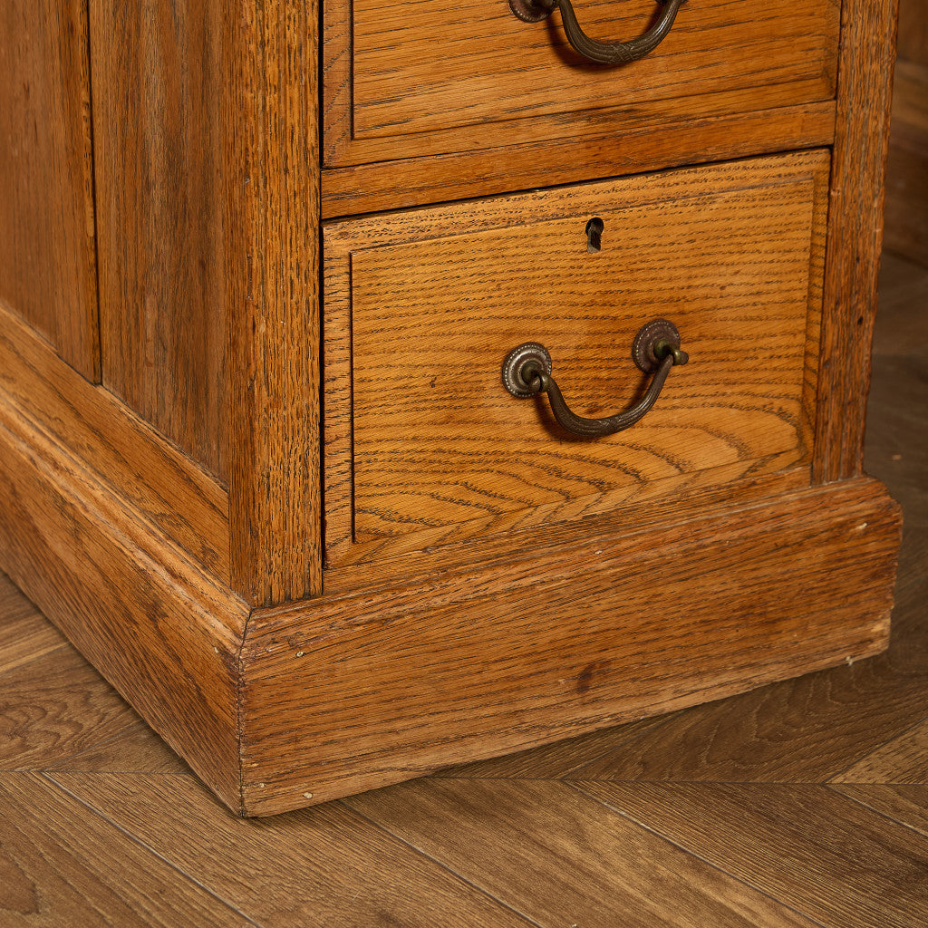 英国 クラシック 両袖デスク