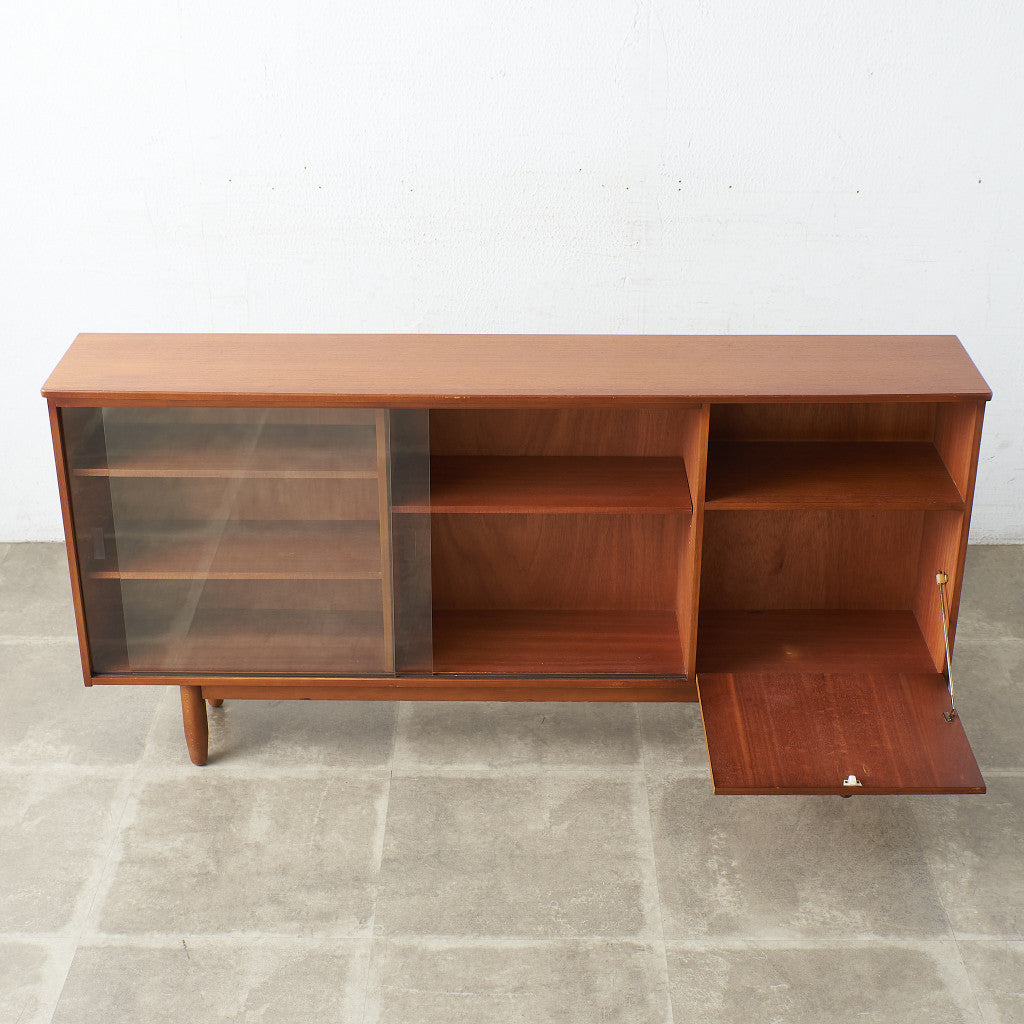 ヴィンテージ ナロー ガラスキャビネット #69204 – camori