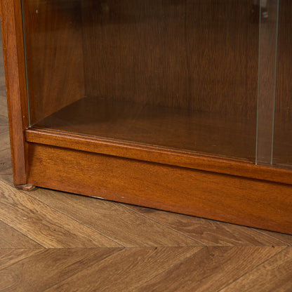 ヴィンテージ ガラス キャビネット 本棚