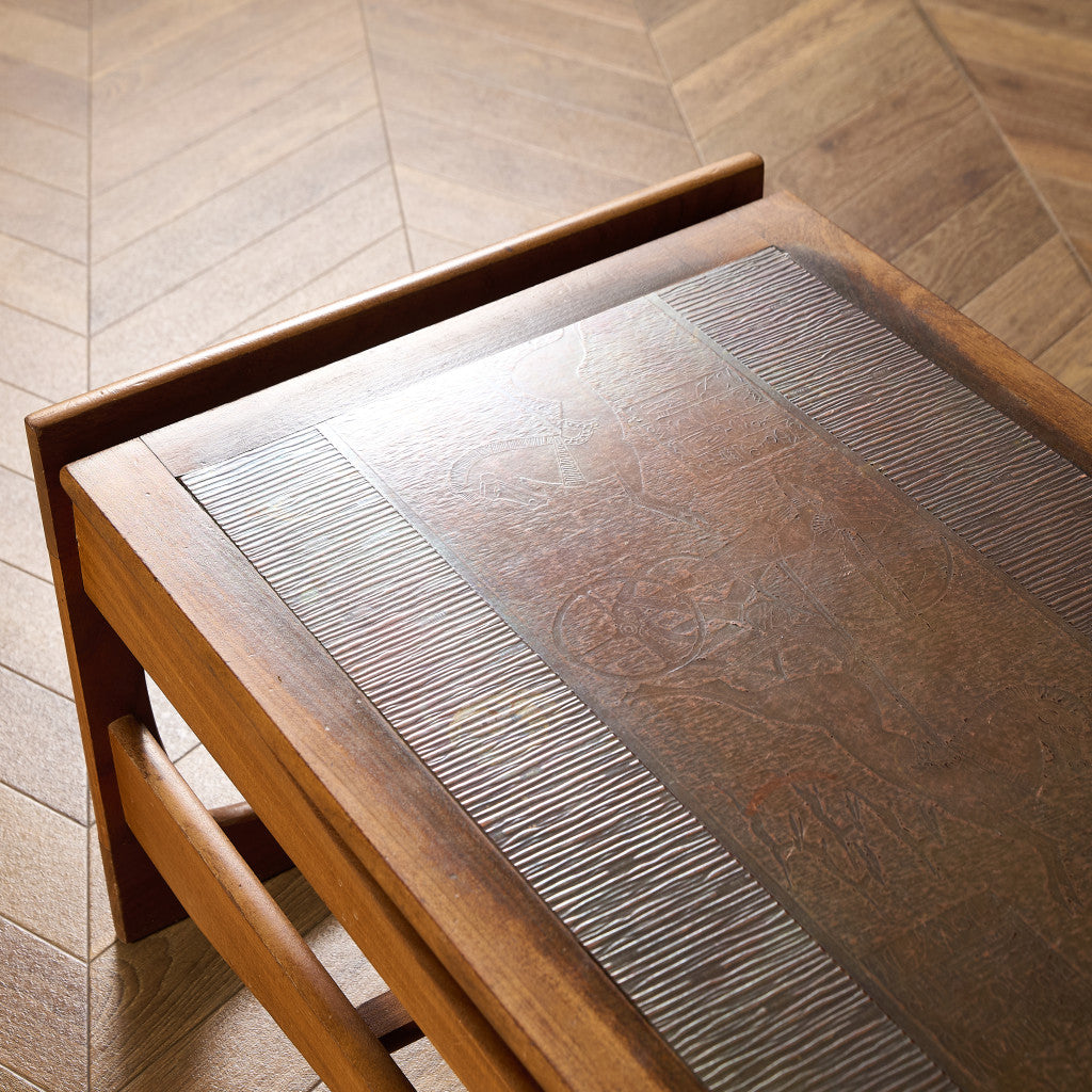 英国 ヴィンテージ 銅天板 センターテーブル #97172 – camori