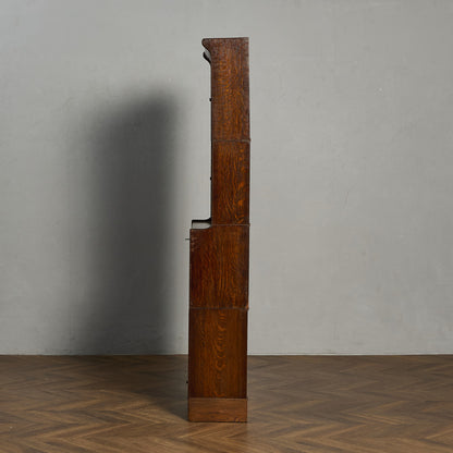 英国 クラシック スタッキング ビューロー ブックケース